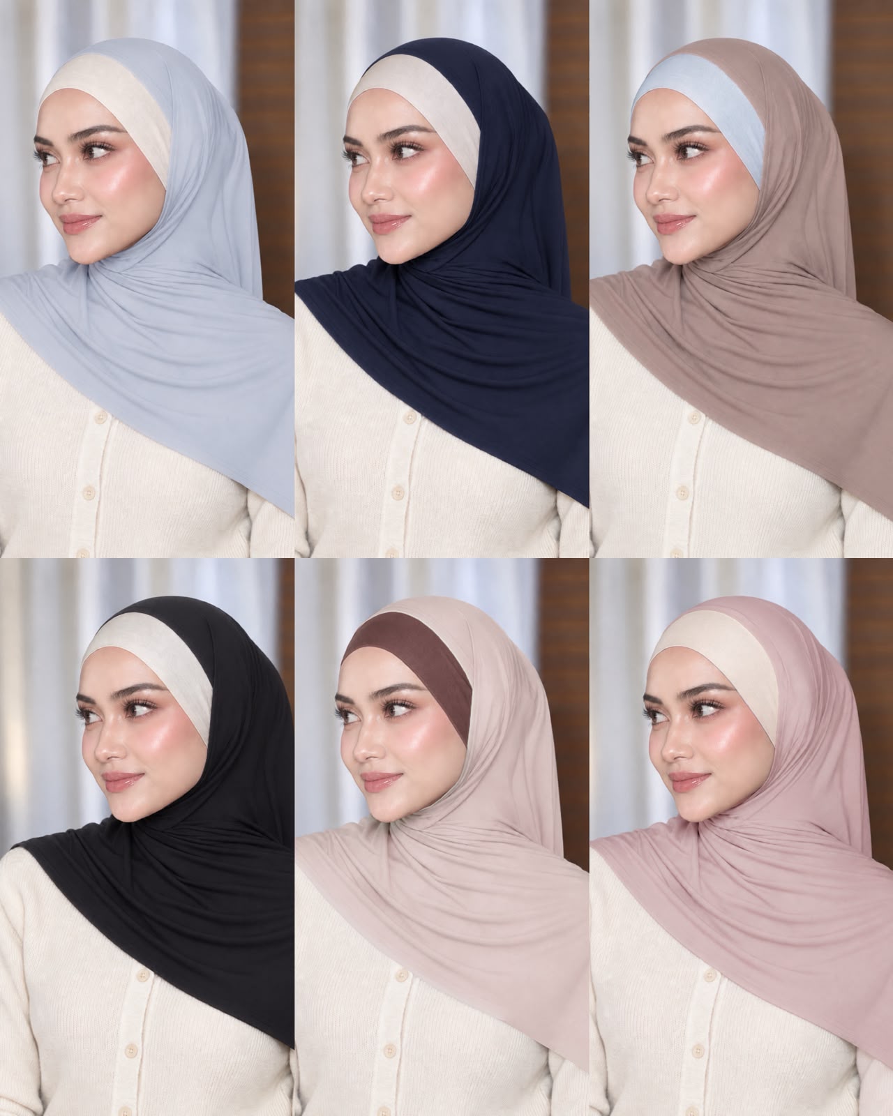 PO 3 Hari - Instan Bandana 2 Tone