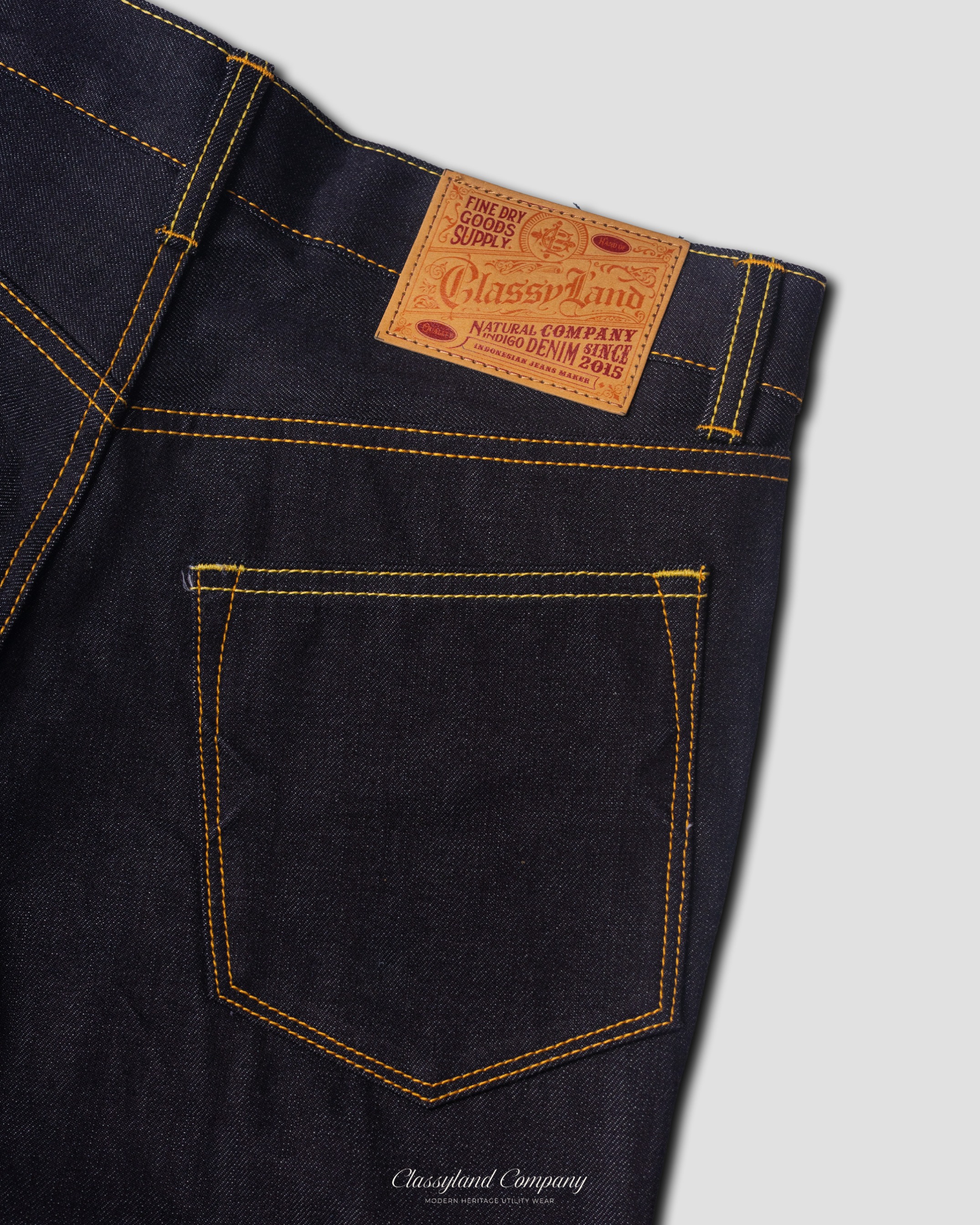 JD 101 Raw Denim Non Selvedge 15oz Sanforized