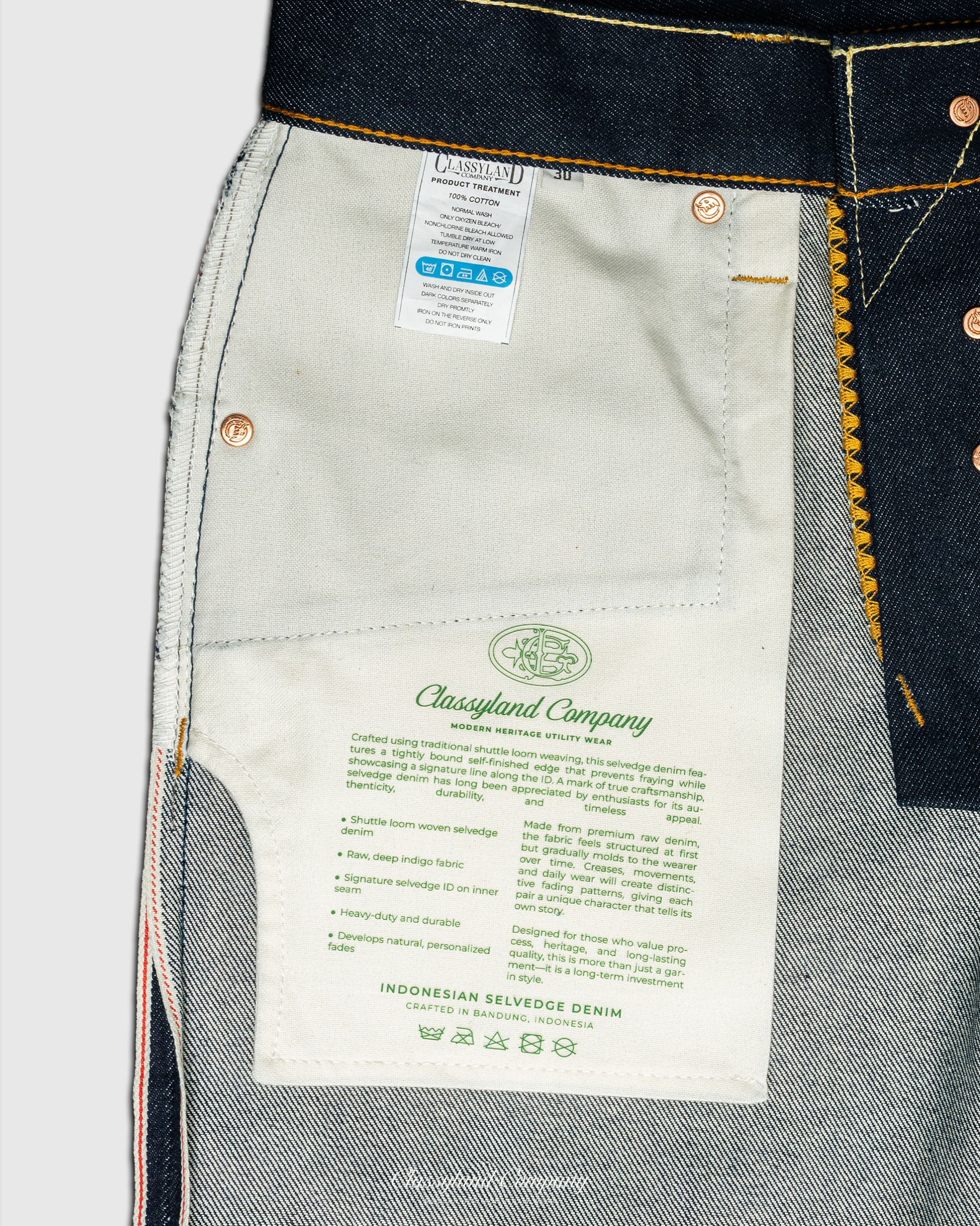 Cazador I Deep Indigo 15oz Sanforized Red Line Selvedge