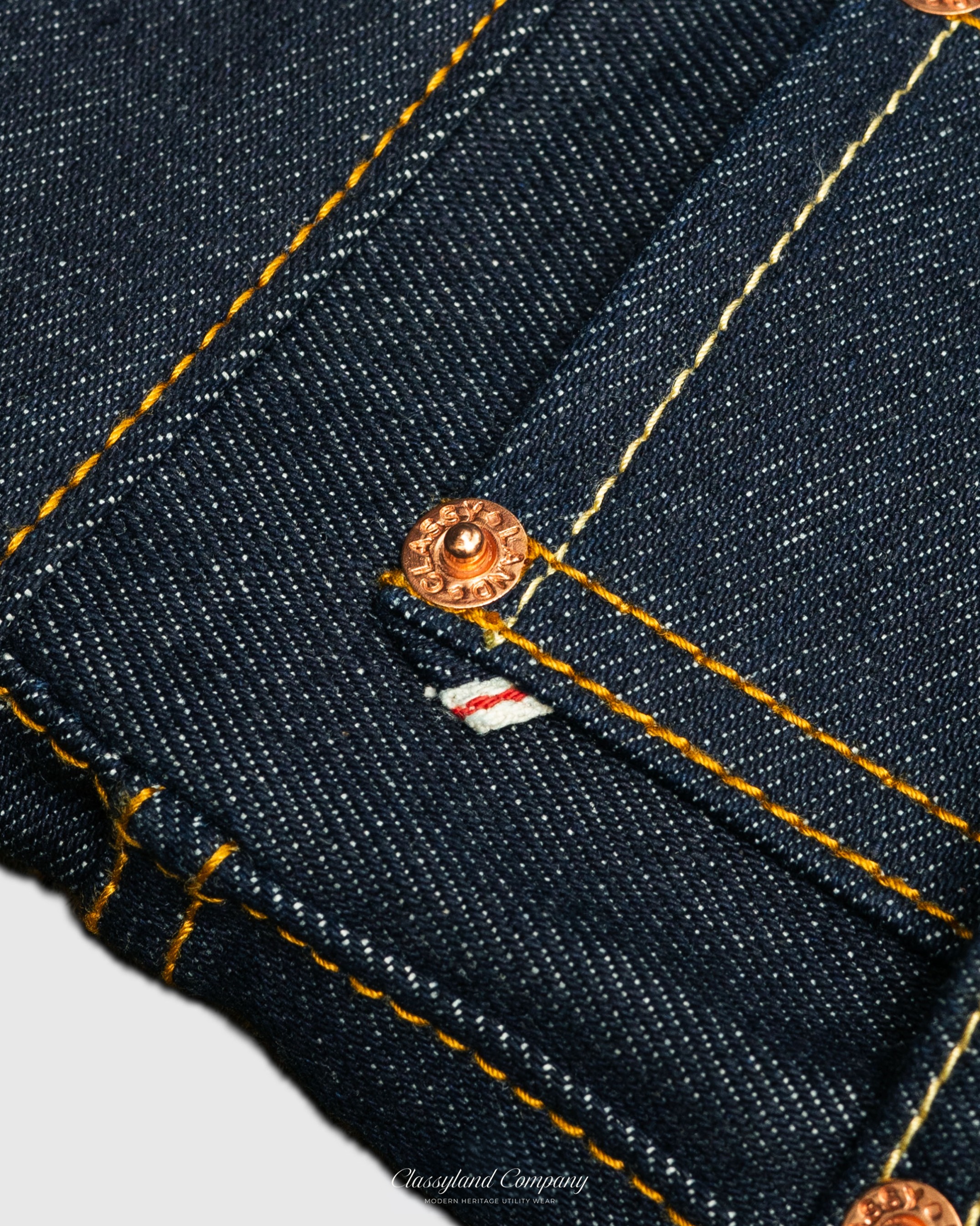 Cazador I Deep Indigo 15oz Sanforized Red Line Selvedge