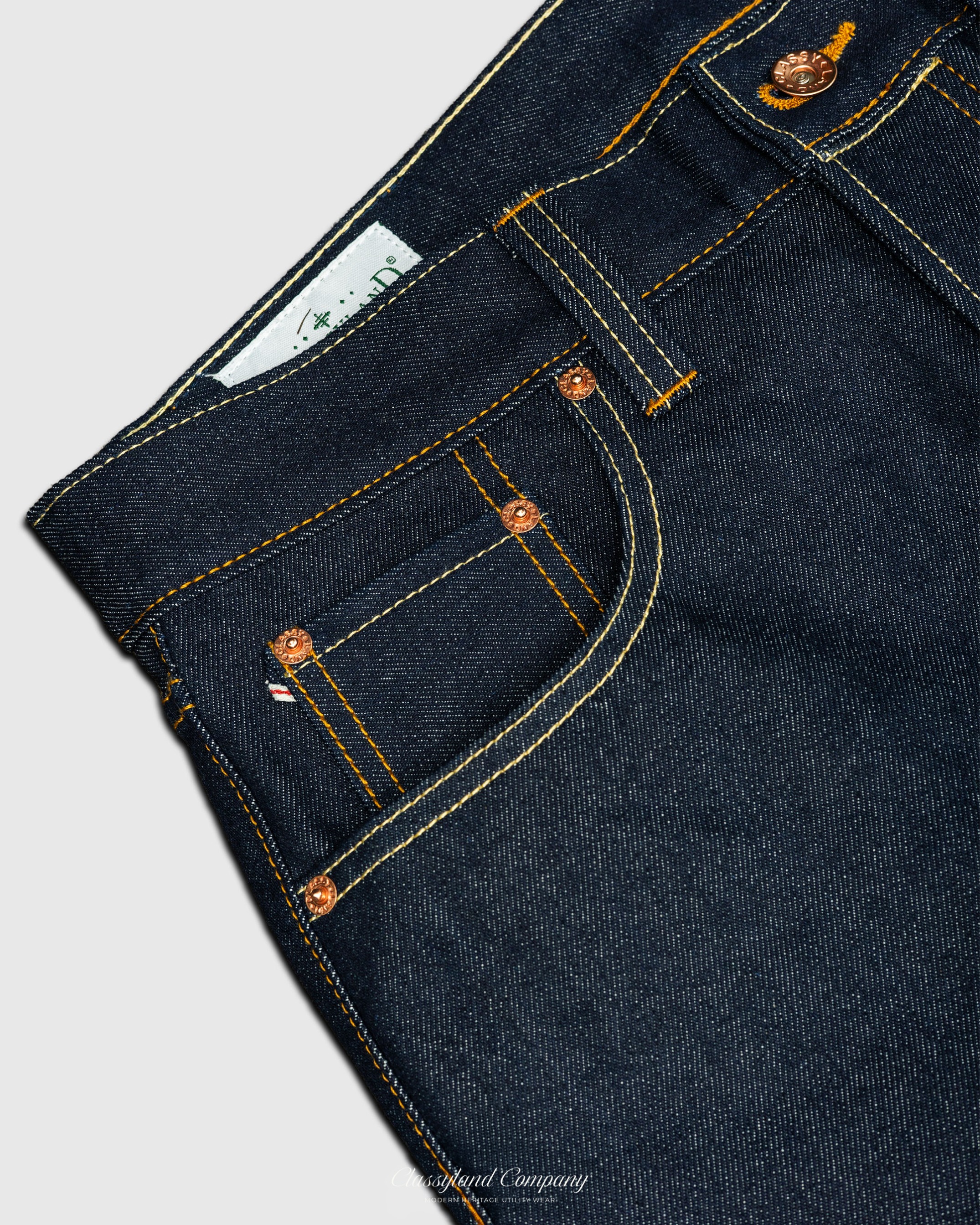 Cazador I Deep Indigo 15oz Sanforized Red Line Selvedge