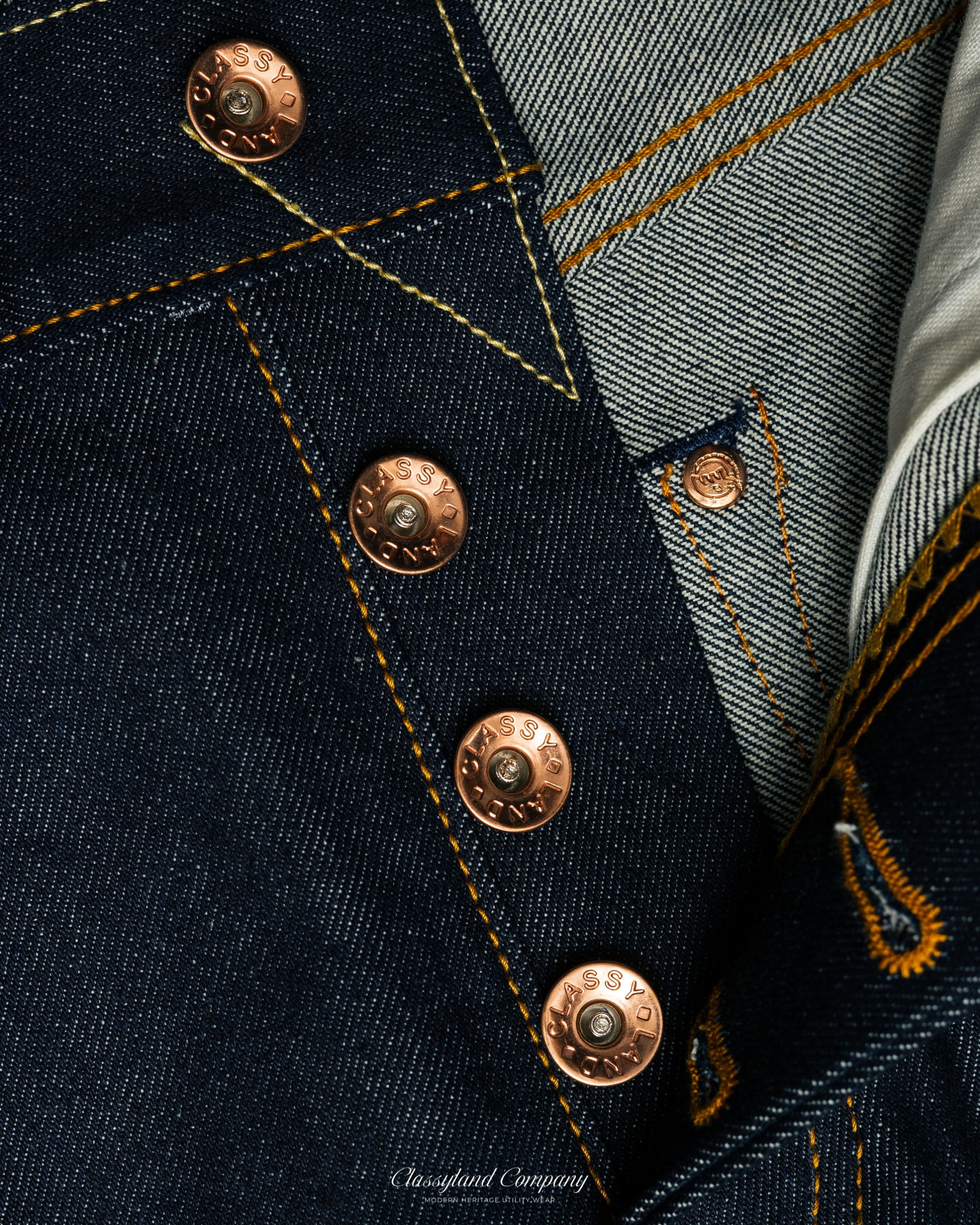 Cazador I Deep Indigo 15oz Sanforized Red Line Selvedge