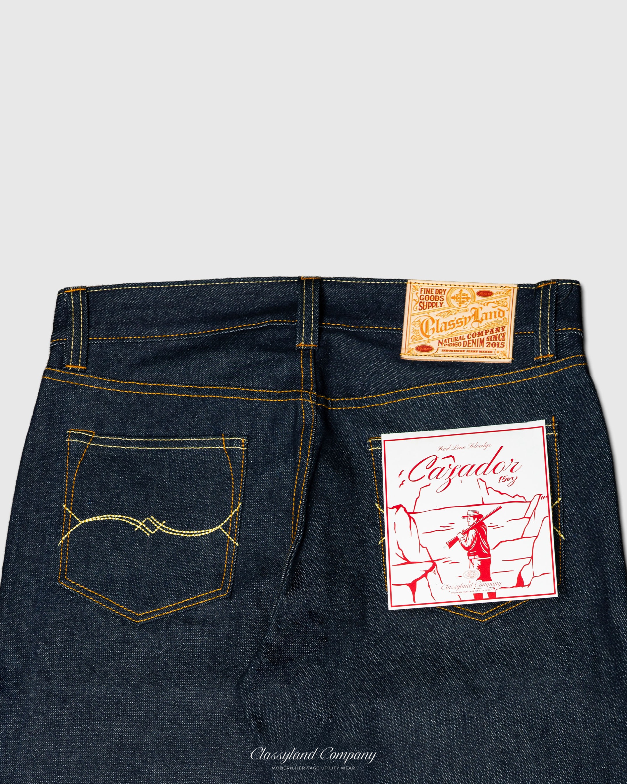 Cazador I Deep Indigo 15oz Sanforized Red Line Selvedge