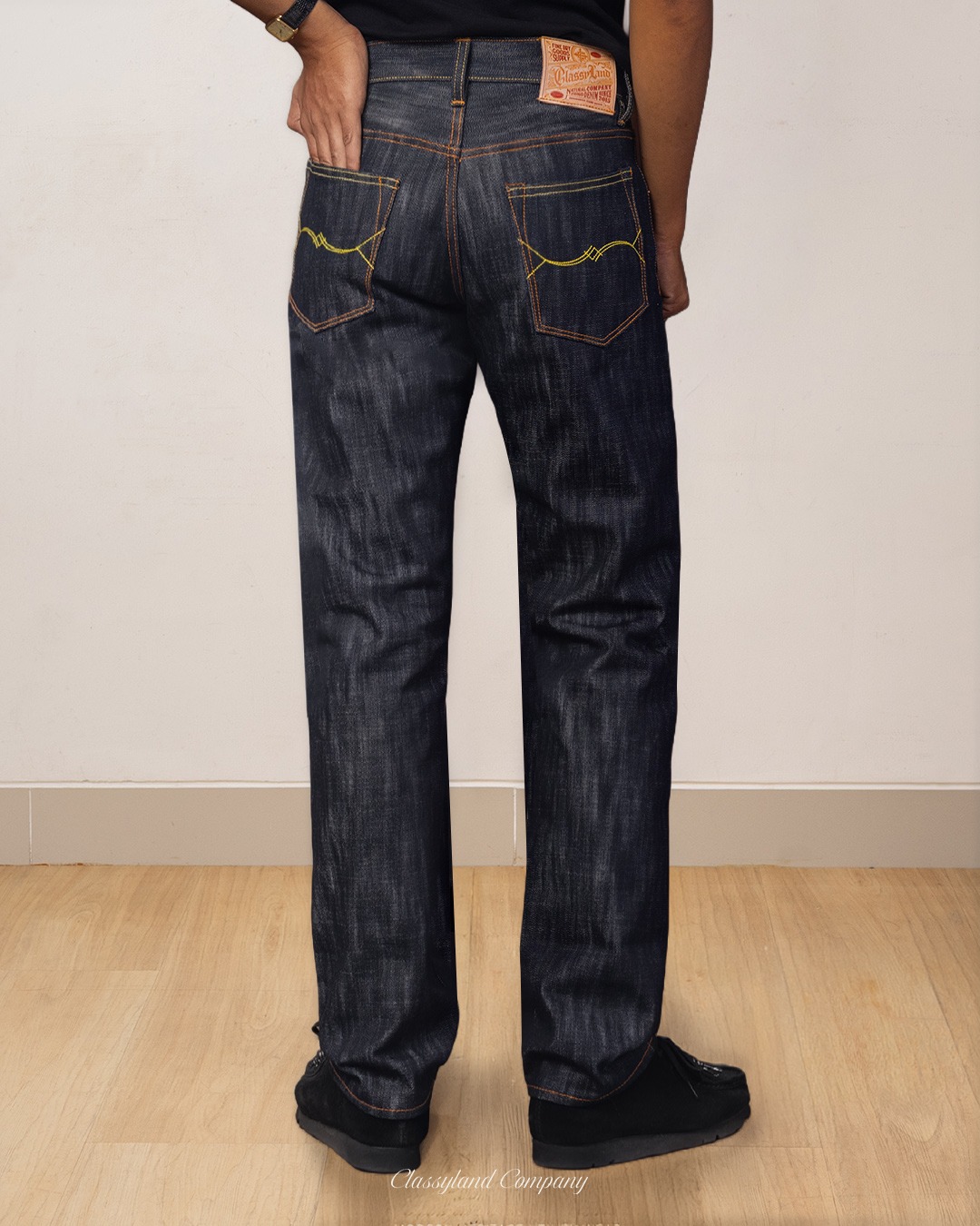 GC 19th Century Raw Denim Selvedge Slubby 17oz Sanforized