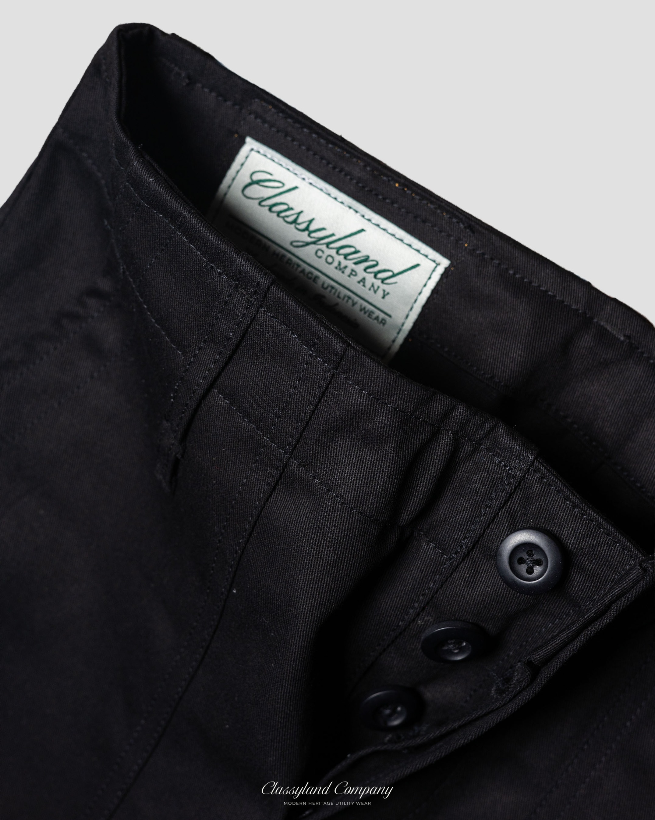 Tualang Utility Fatigue Pants Black