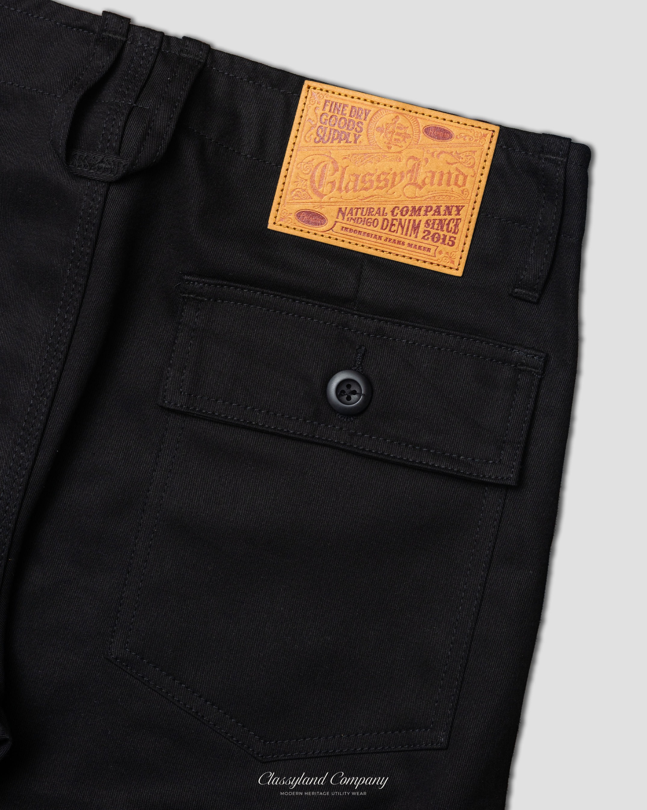 Tualang Utility Fatigue Pants Black