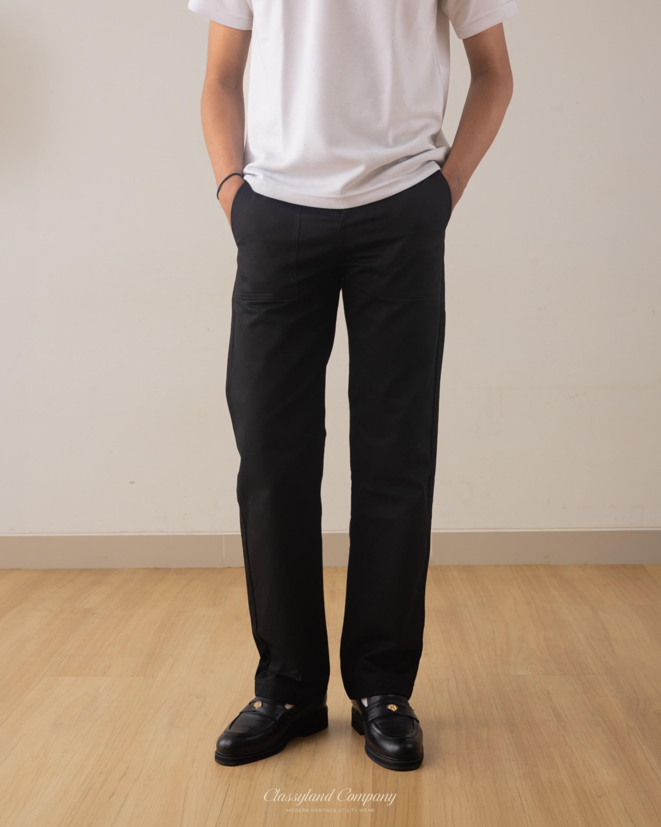 Tualang Utility Fatigue Pants Black