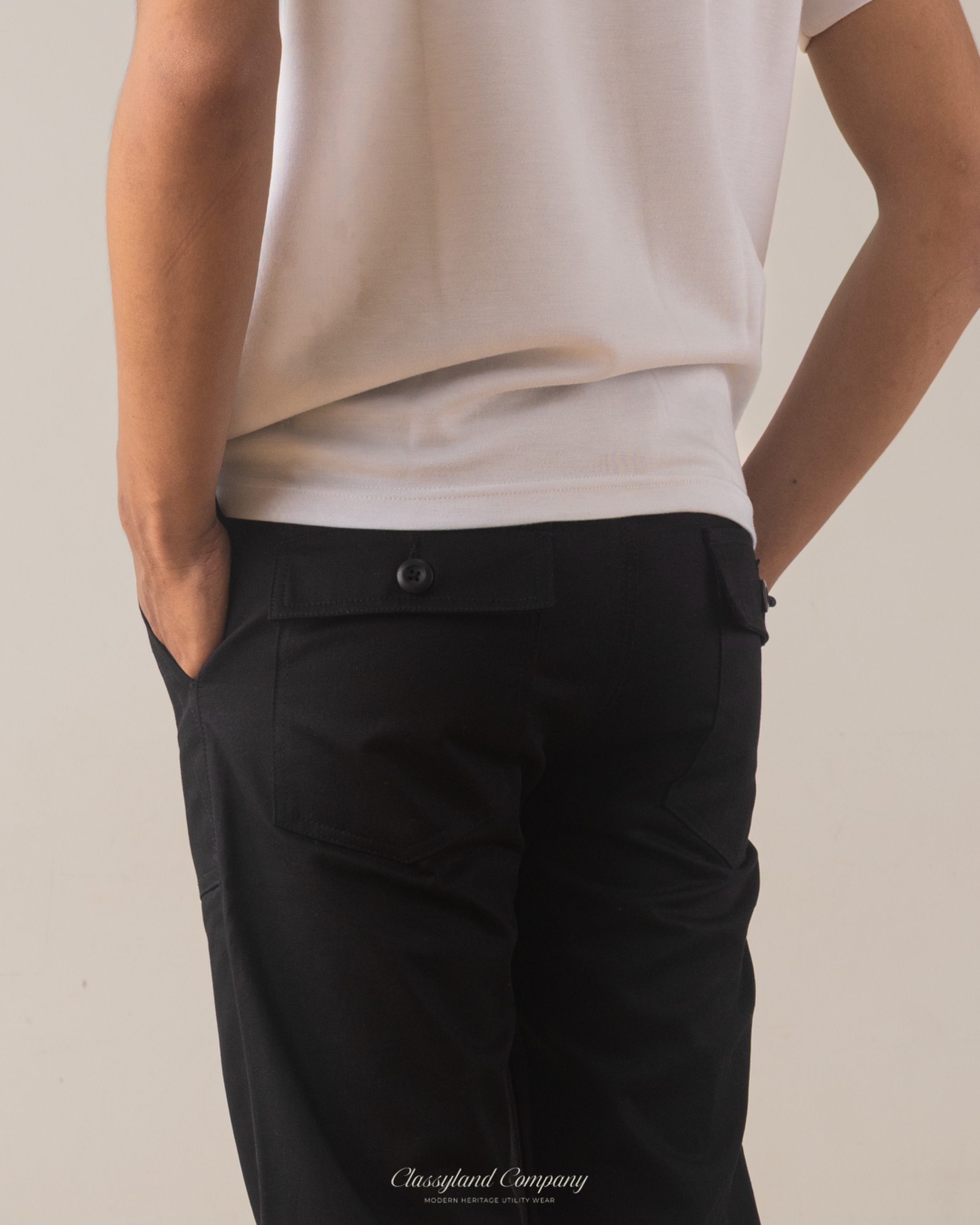 Tualang Utility Fatigue Pants Black