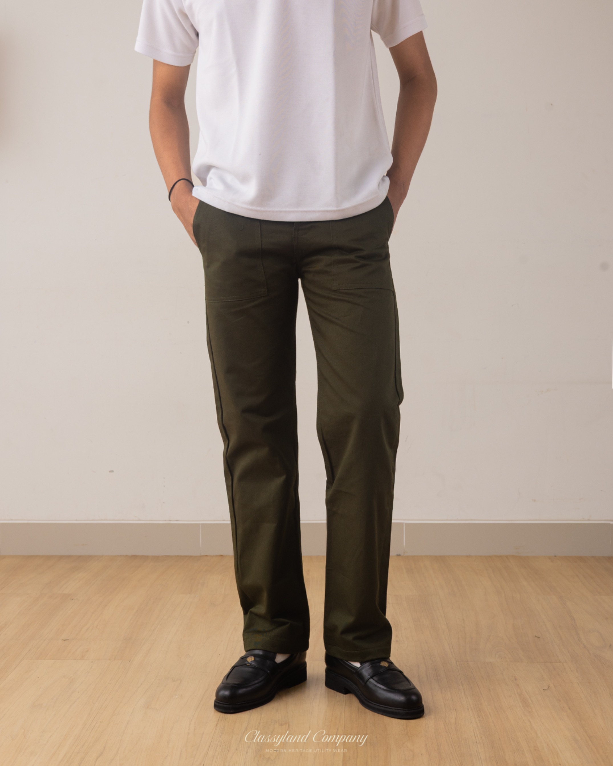 Tualang Utility Fatigue Pants Olive