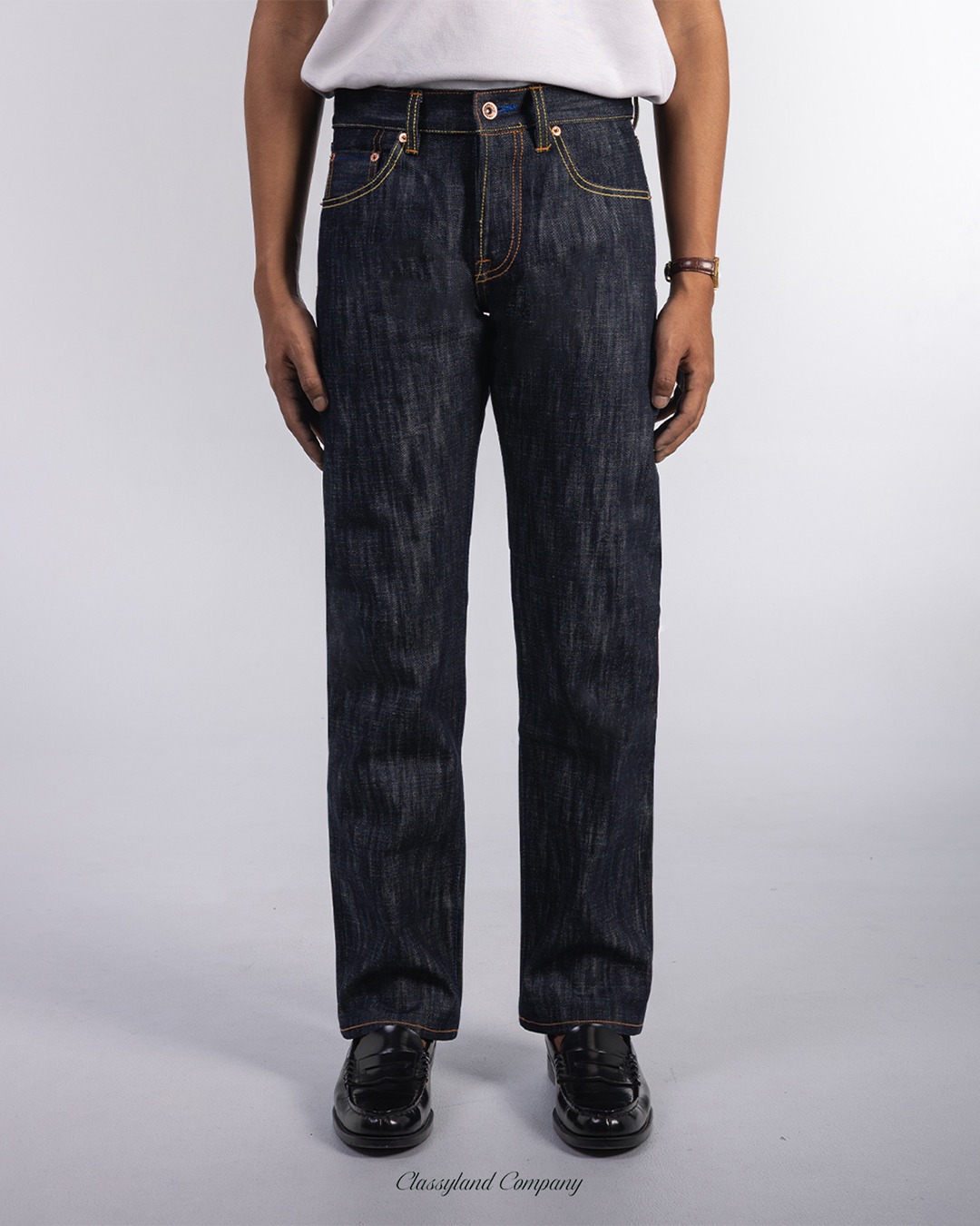 GC 19th Century Raw Denim Selvedge Slubby 17oz Sanforized