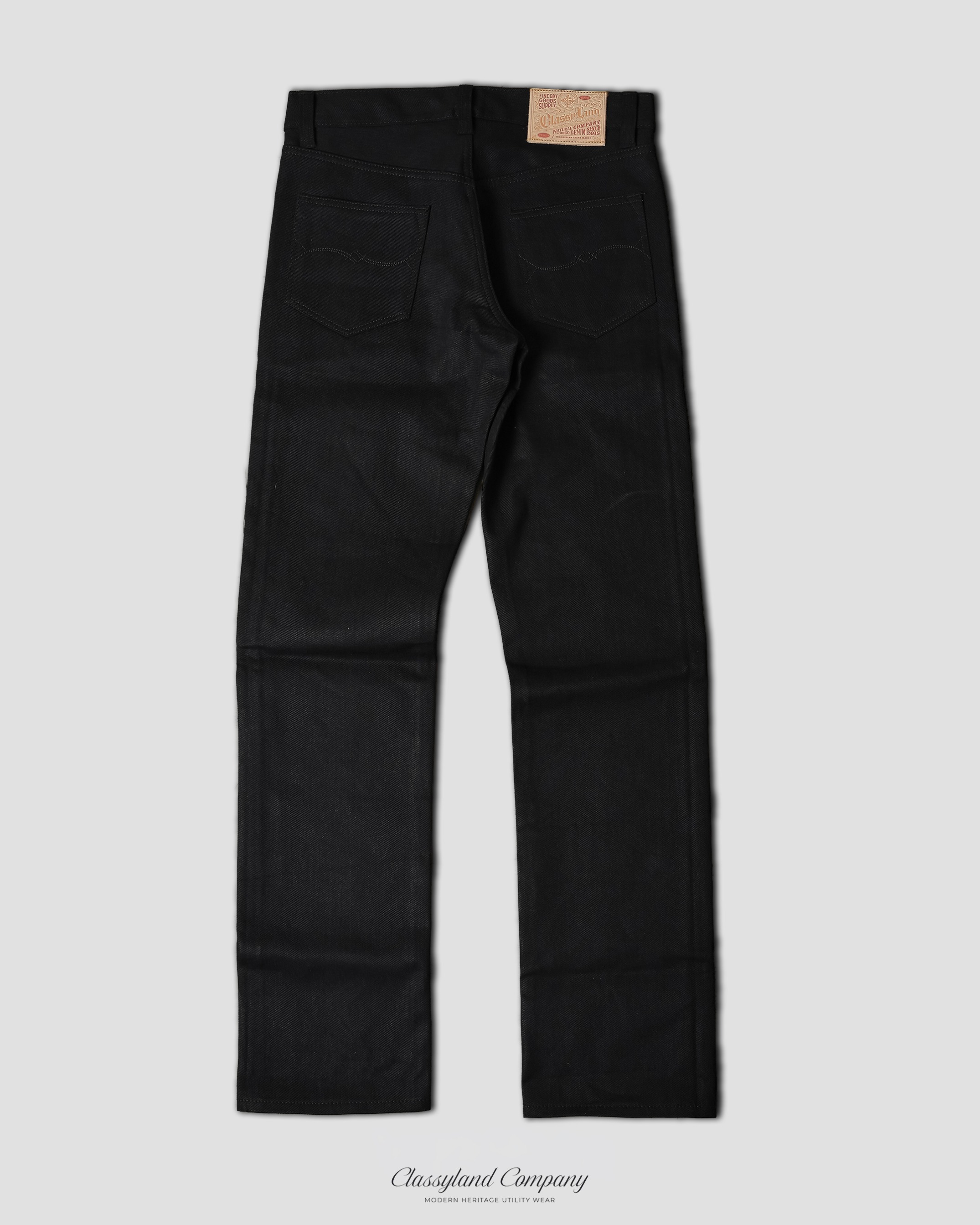 Noirline Black x Black Raw Denim 14oz Sanforized Non Selvedge