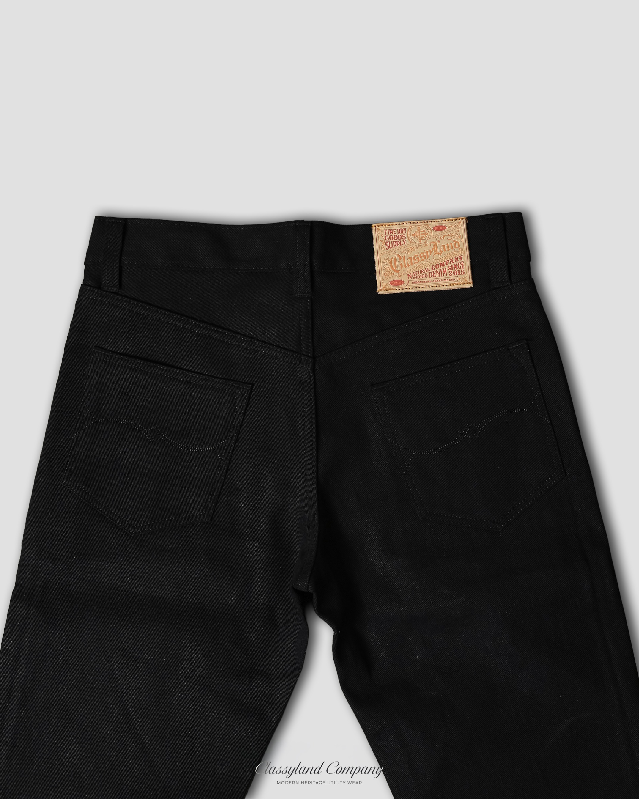 Noirline Black x Black Raw Denim 14oz Sanforized Non Selvedge