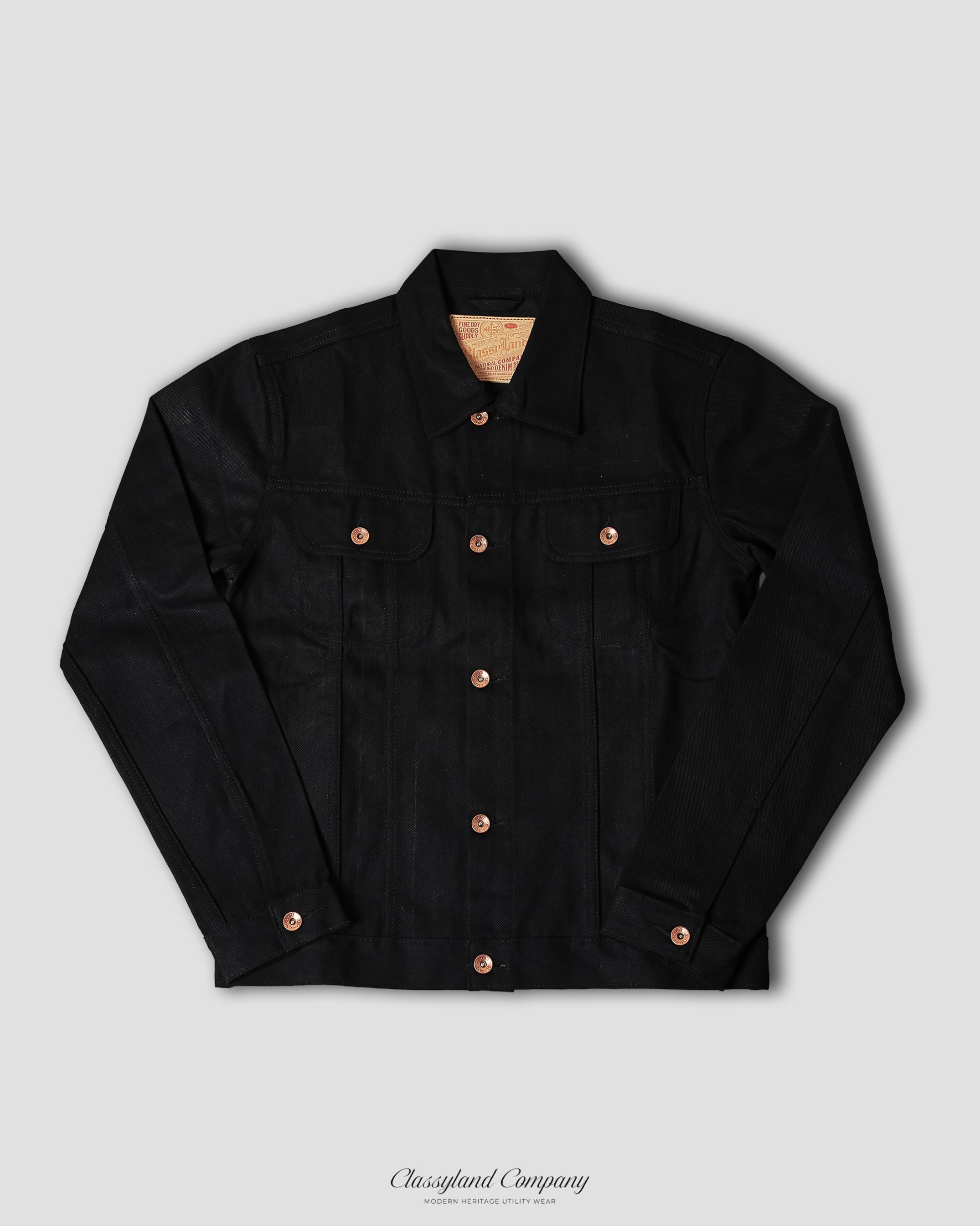 Patron Type I BlackxBlack Jacket Raw Denim