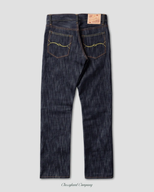 GC 19th Century Raw Denim Selvedge Slubby 17oz Sanforized