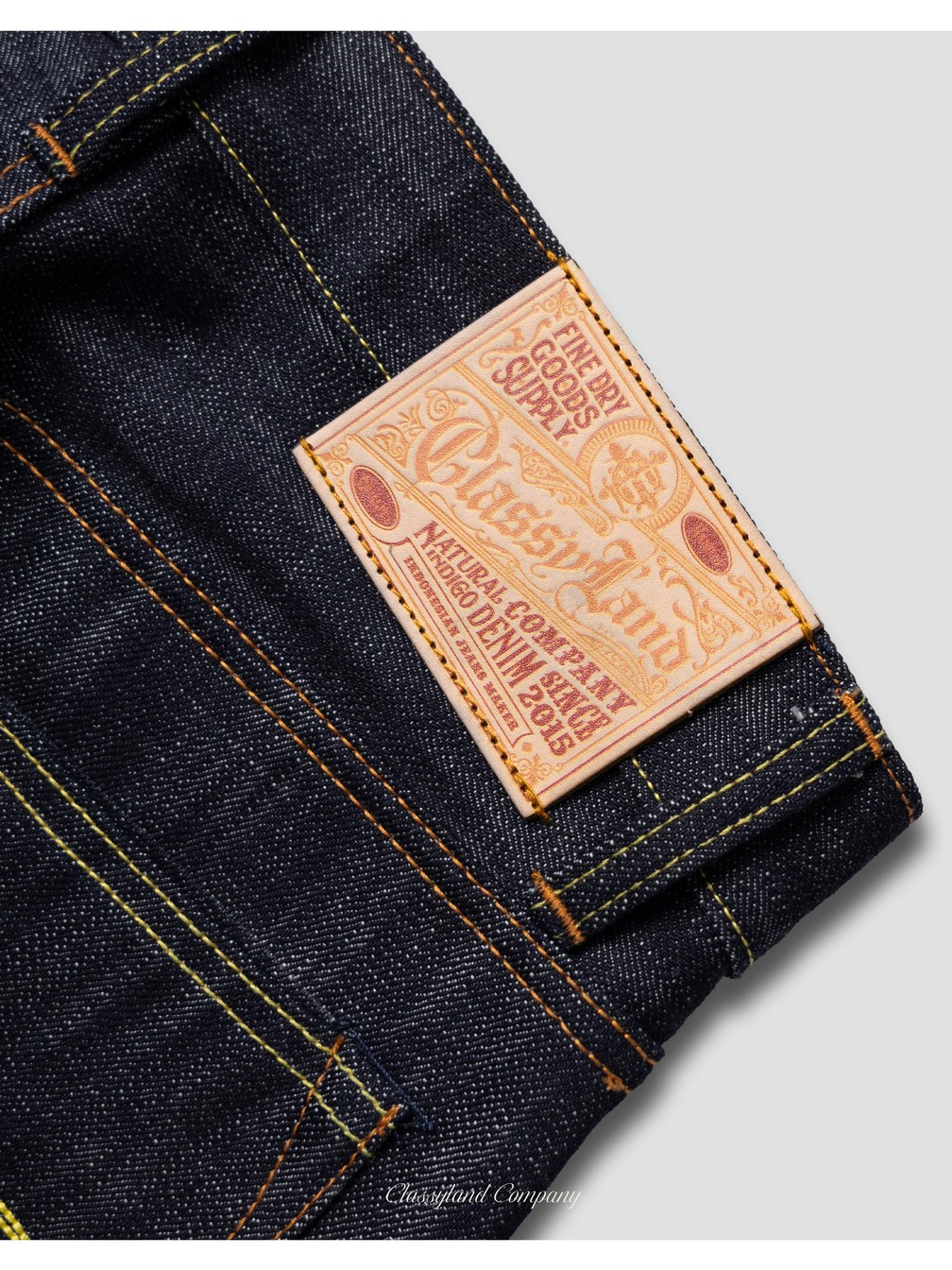 GC 19th Century Raw Denim Selvedge Slubby 17oz Sanforized