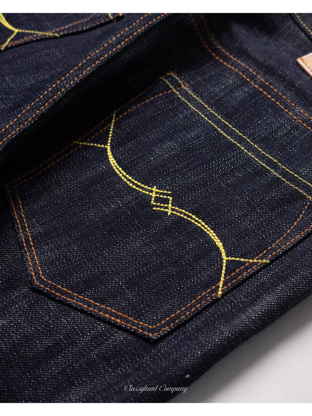 GC 19th Century Raw Denim Selvedge Slubby 17oz Sanforized