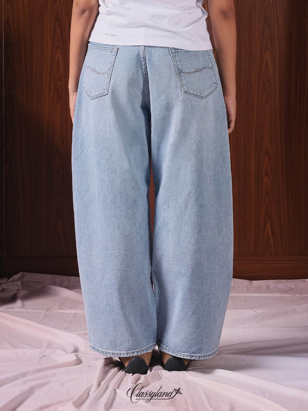 Weezer - Curved Baggy Jeans Pre-Washing