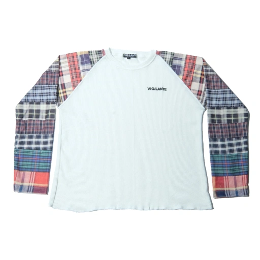 Image of PLAID MIXTARTHERMAL WHITE