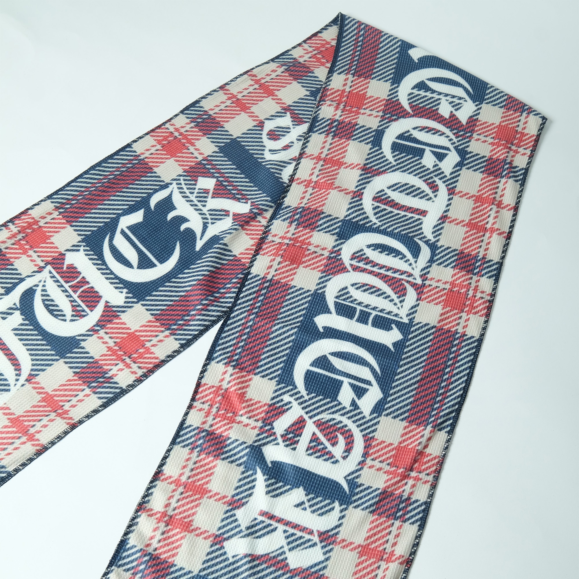 SCARF PLAID BLURED