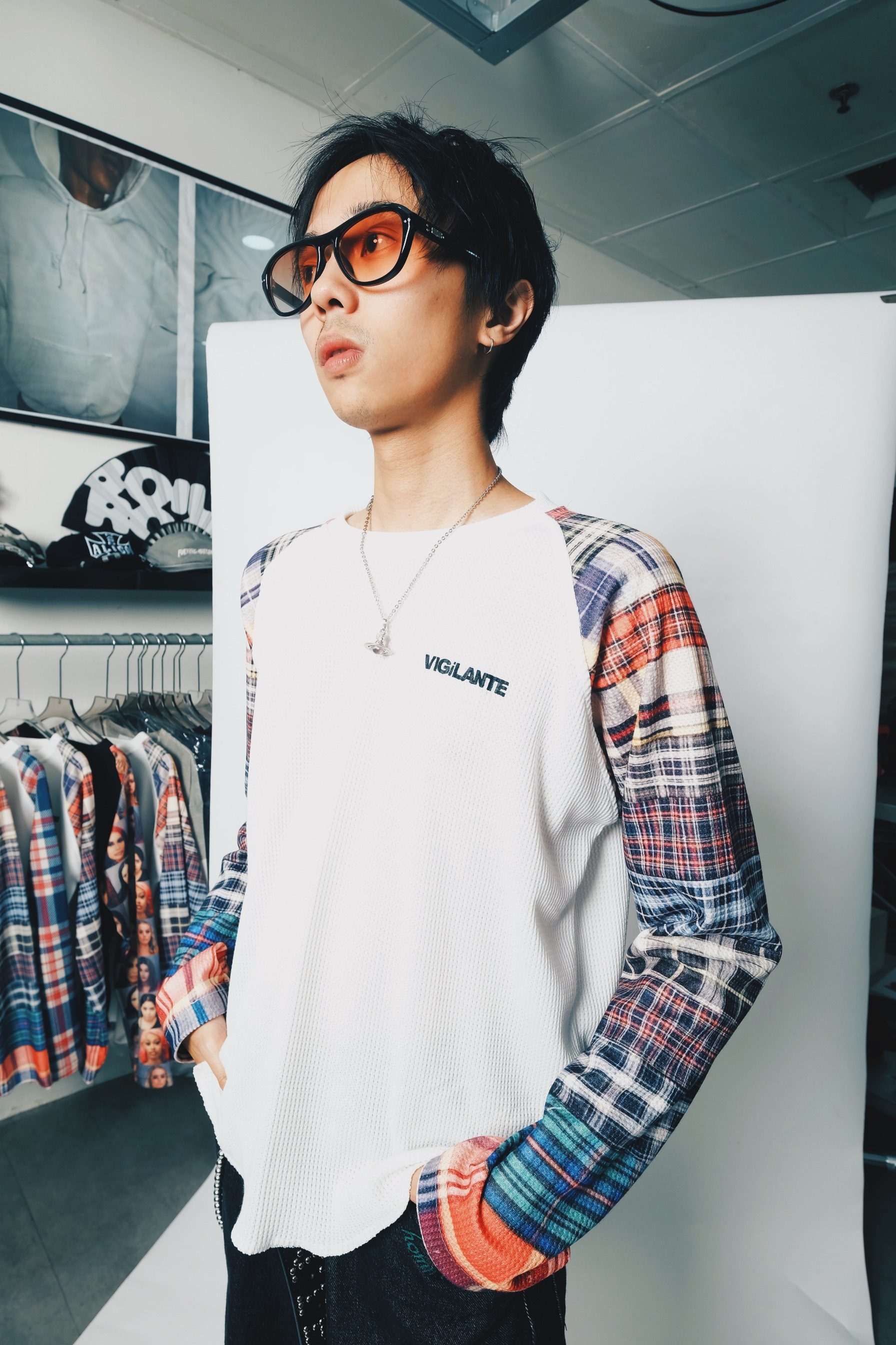 PLAID MIXTARTHERMAL WHITE