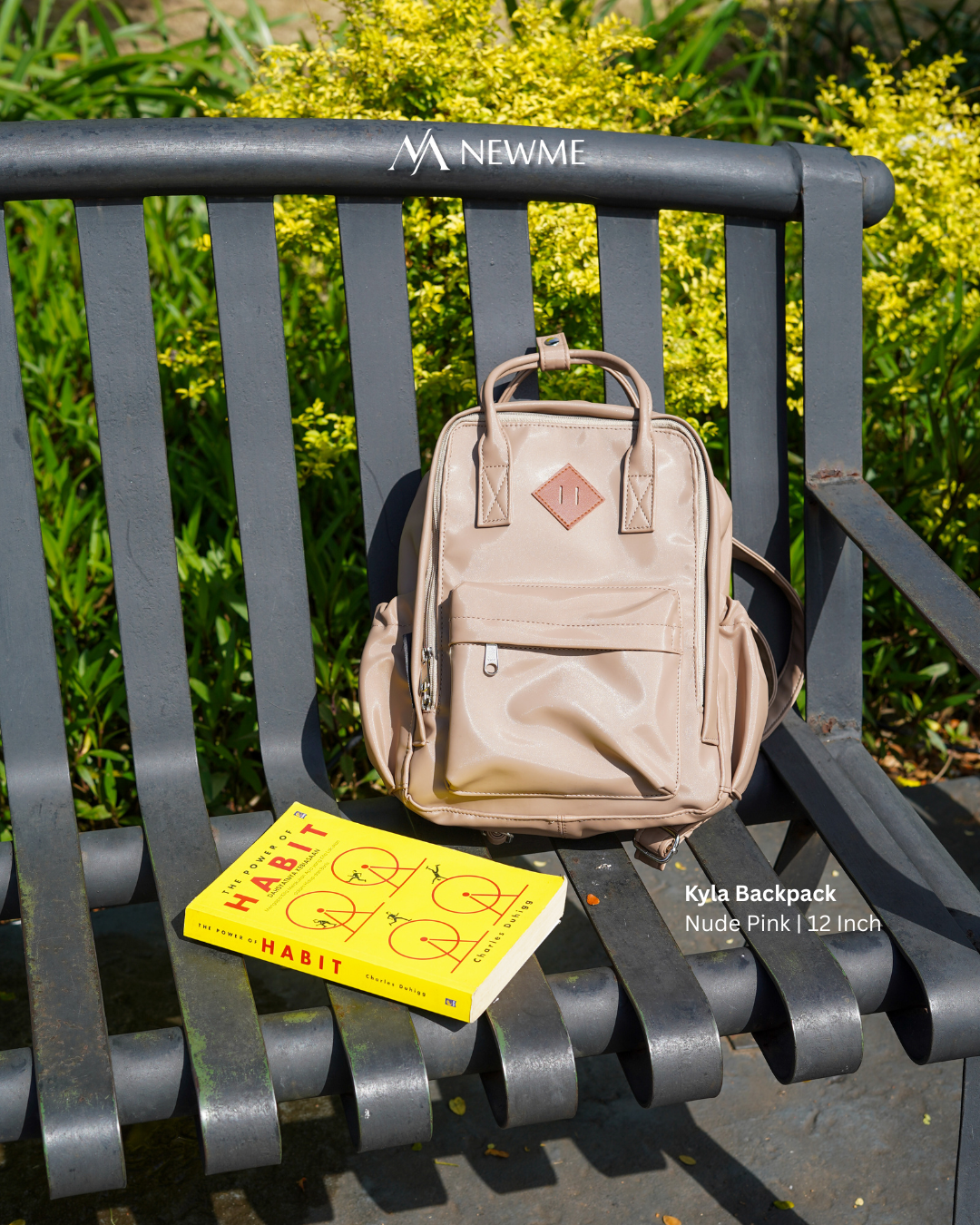 Kyla - Tas Kerja Wanita Muat Laptop 12/14 Inch, Anti Air, Ringan, Banyak Kantong, Resleting YKK