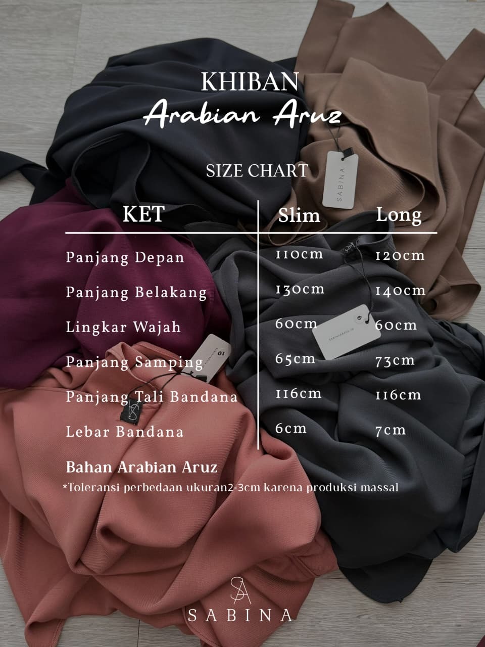 KHIBAN ARABIAN ARUZ FREE CADAR TALI
