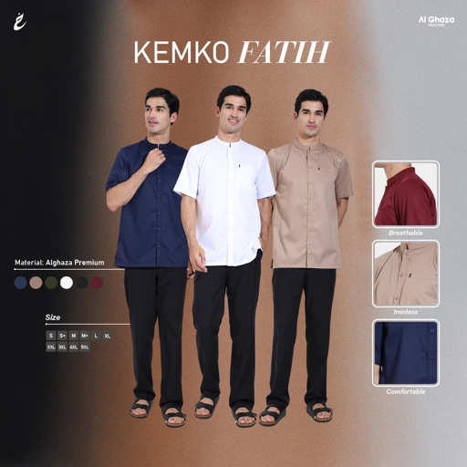 Alghaza Mubarak | Baju Koko Dewasa | Kemko Fatih