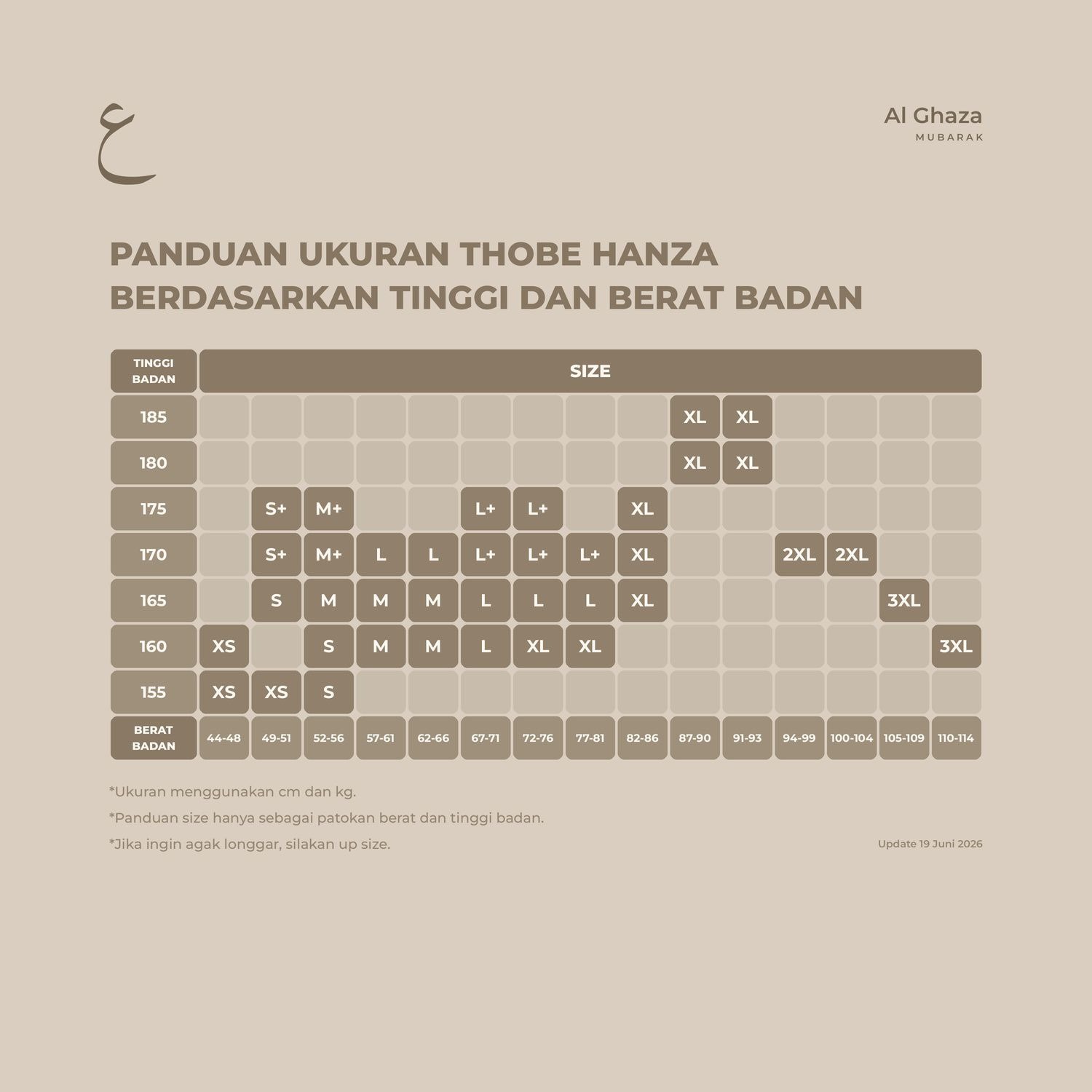 Alghaza Mubarak | Thobe Premium Hanza