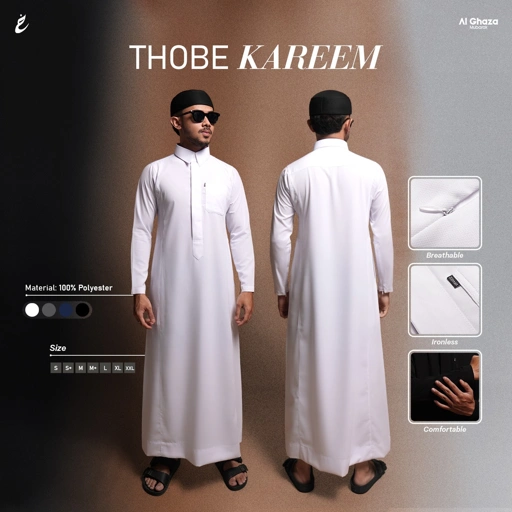Image of Alghaza Mubarak | Thobe Premium Kareem