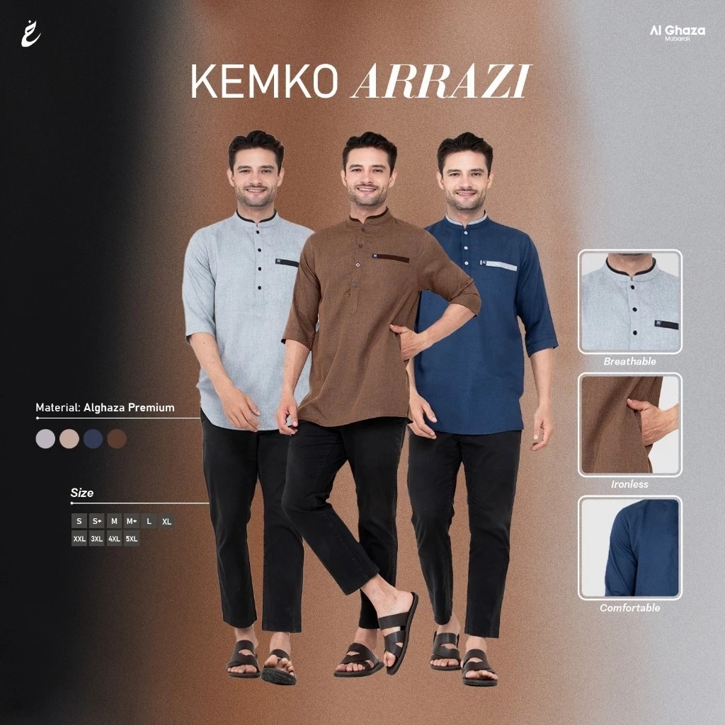 Alghaza Mubarak | Kemeja Koko | Kemko Arazzi