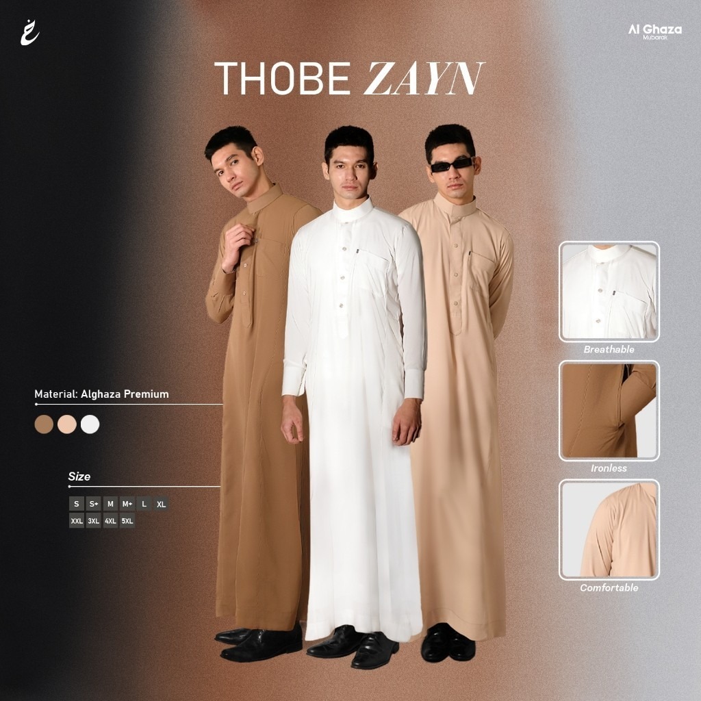 Alghaza Mubarak | Thobe Premium Zayn