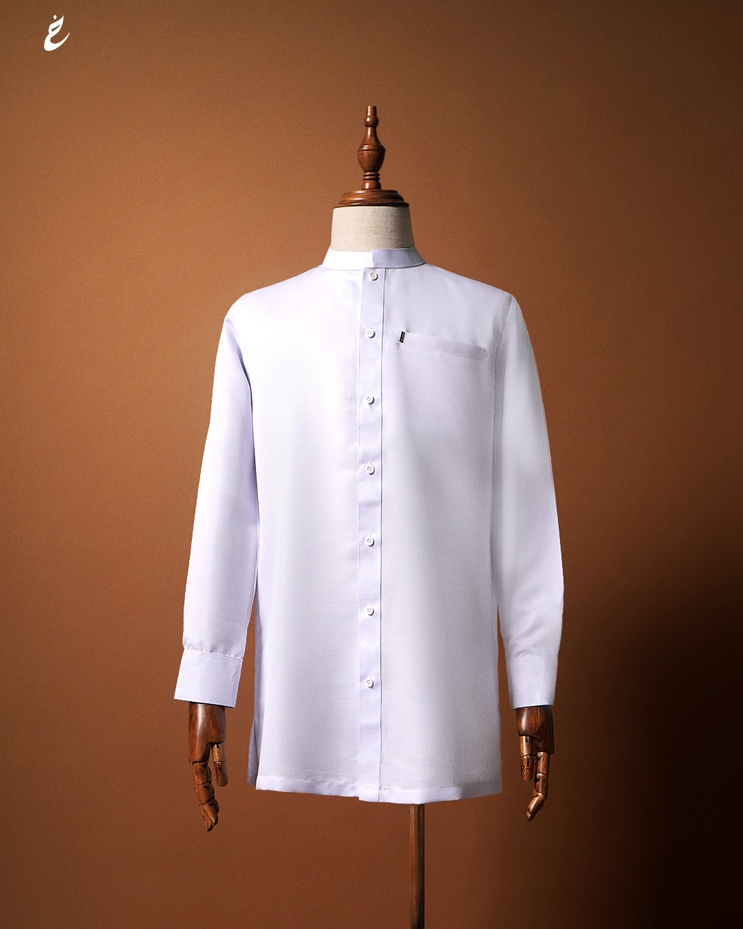 Alghaza Mubarak | Baju Koko Dewasa | Kemko Haris Lengan Panjang