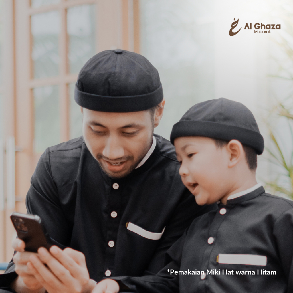 Alghaza Mubarak | Topi Mikihat Peci Dewasa Anak Premium
