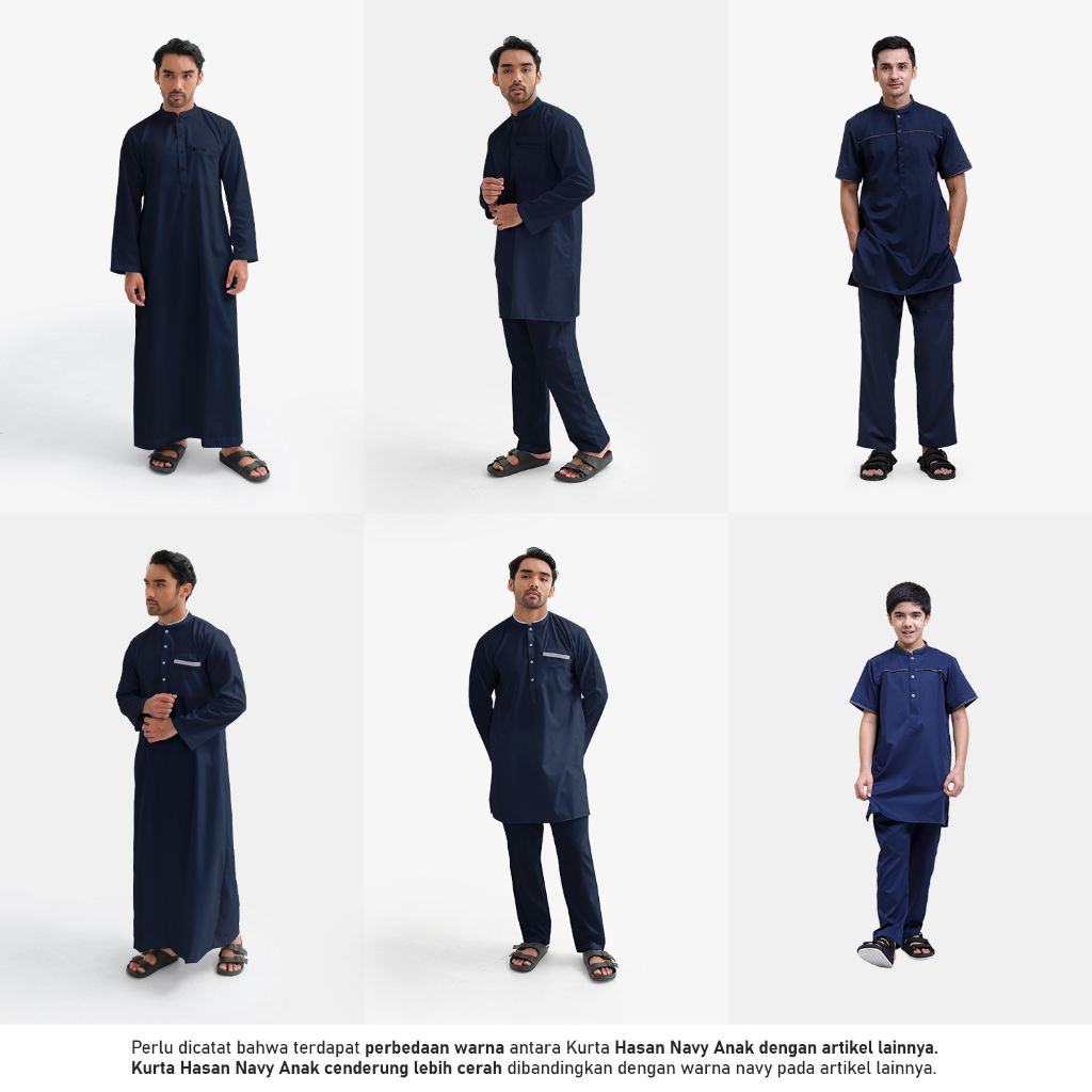 Alghaza Mubarak | Kurta Anak Pria Setelan | Kurta Hasan Anak Lengan Pendek