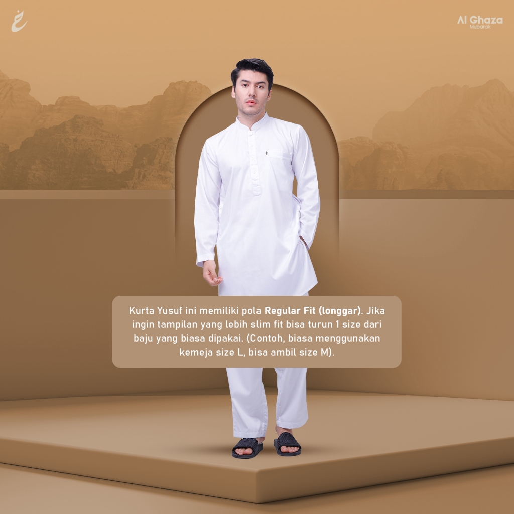 Alghaza Mubarak | Kurta Dewasa Setelan | Kurta Yusuf