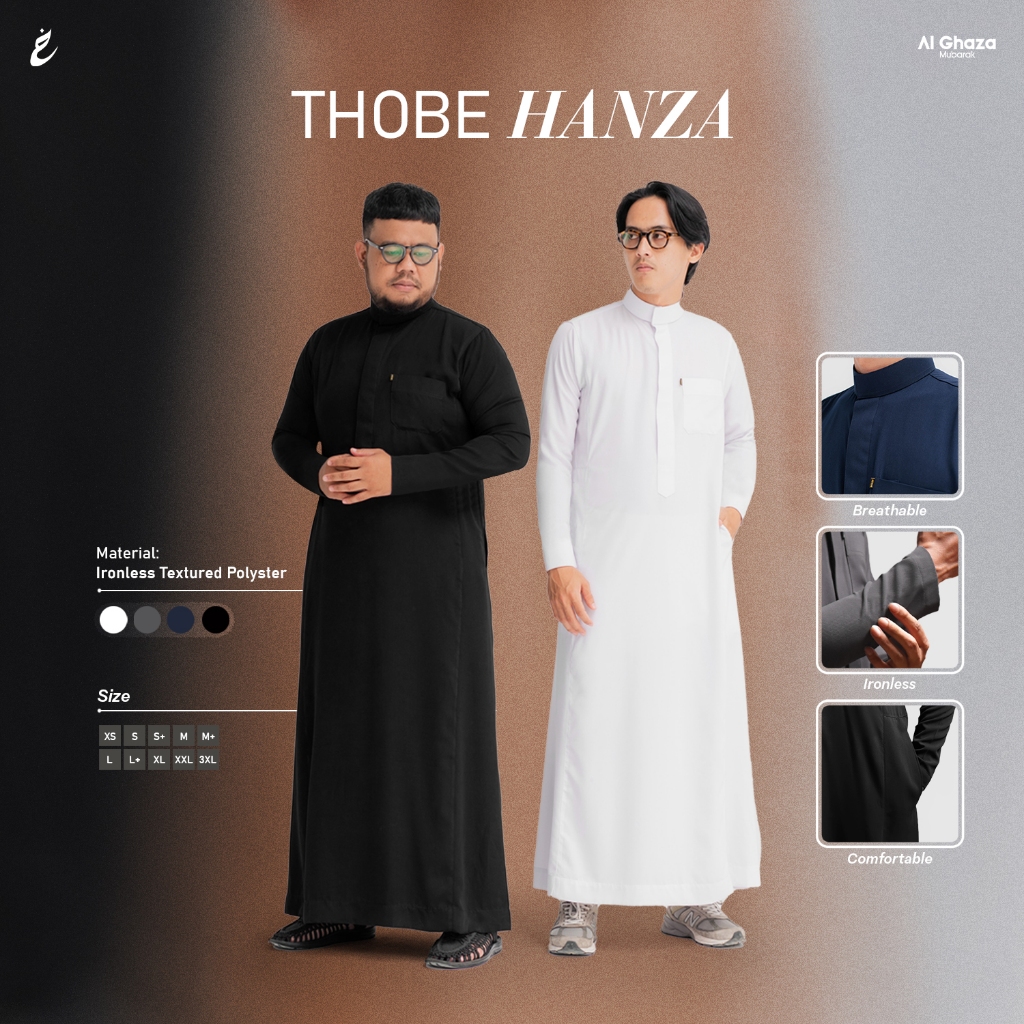 Alghaza Mubarak | Thobe Premium Hanza
