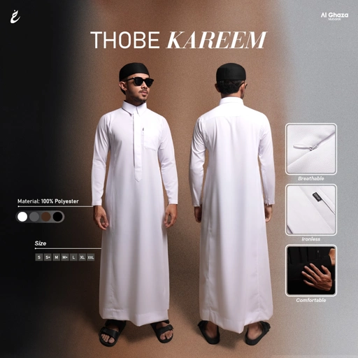 Image of Alghaza Mubarak | Thobe Premium Kareem