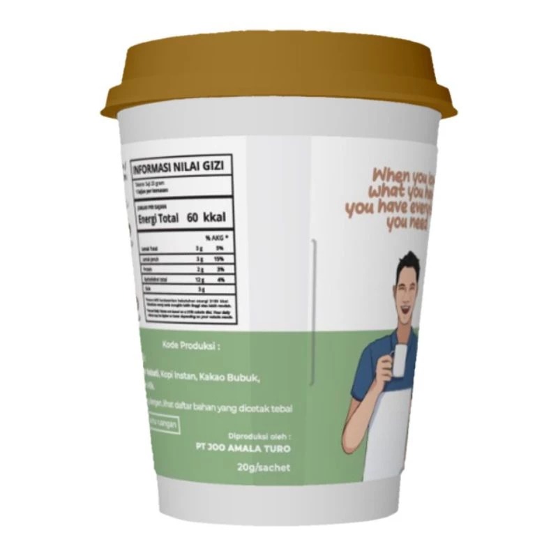 Joopa Matcha latte instant low calorie praktis sachet with stevia