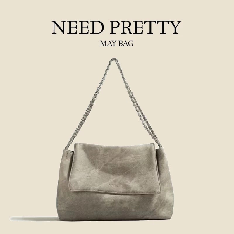 leather flap shoulder bag for women fashion korean style bag