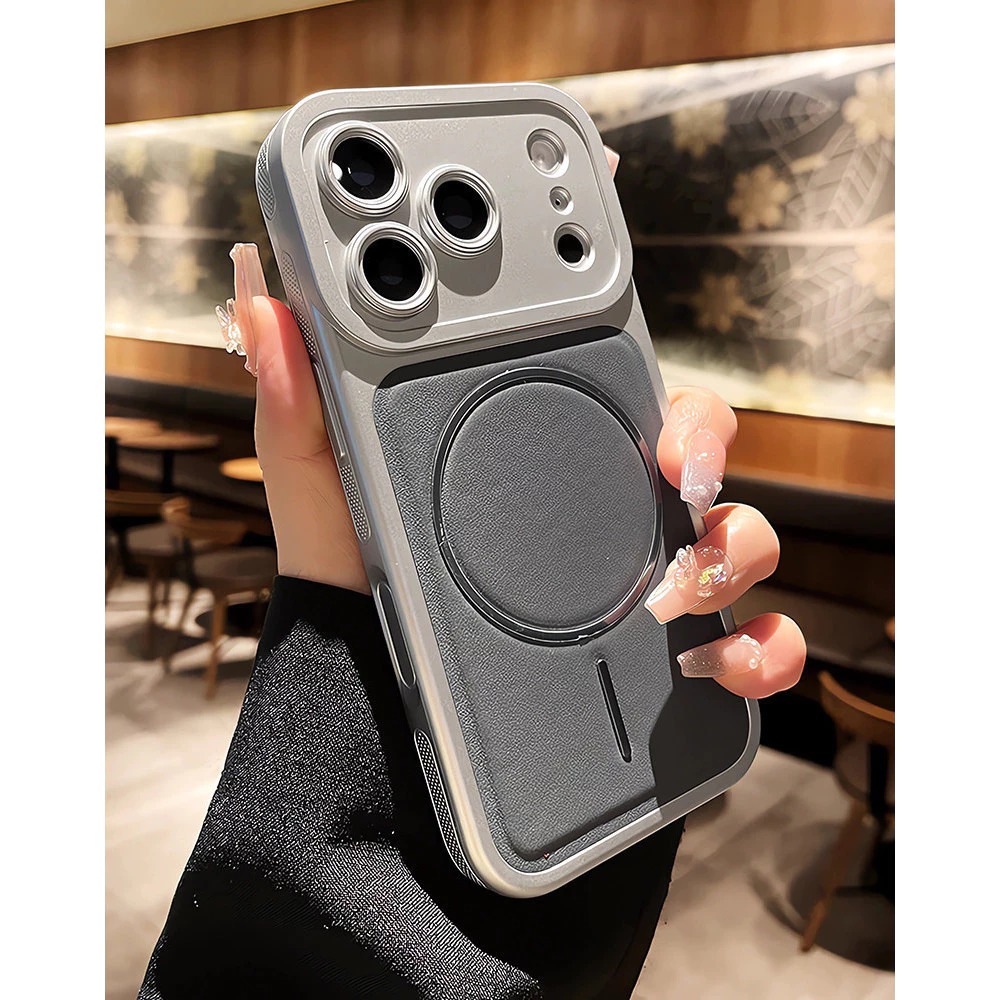 iPhone 17 Pro Max Magnetic Case Slim Fit 16 15 promax pro leather case 14 anti drop iphone case