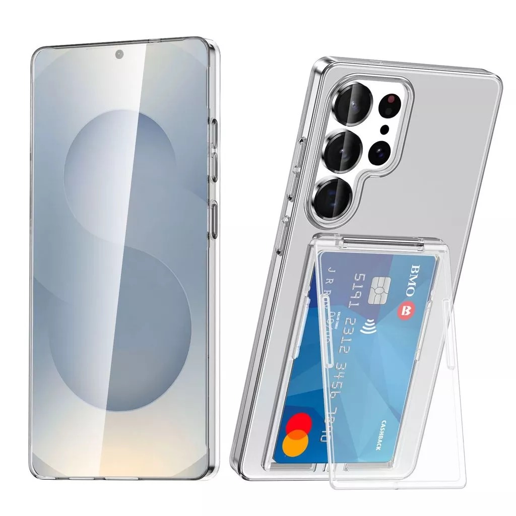 famous Samsung S26 ultra Card Holder Phone Case S25 Stand Full-Cover S24 ultra plus Protective Case