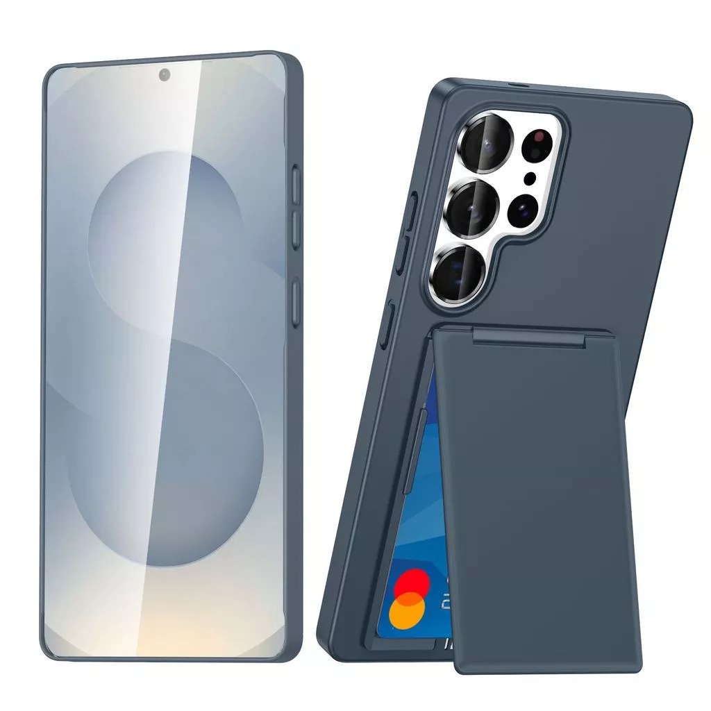 famous Samsung S26 ultra Card Holder Phone Case S25 Stand Full-Cover S24 ultra plus Protective Case