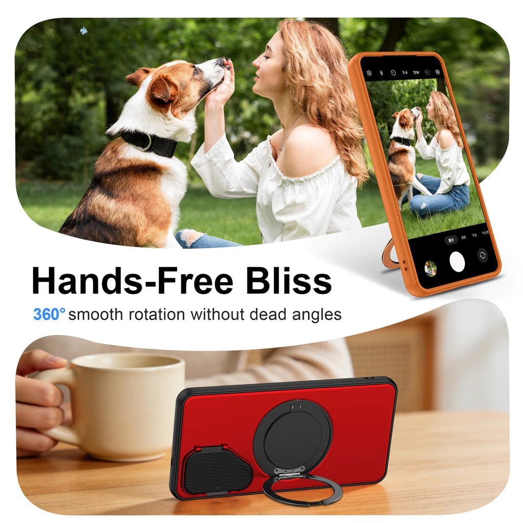 Suitable for Samsung S26Ultra Case, Magnetic Phone Case, S25Ultra Rotating Stand, s24 ultra plus casing