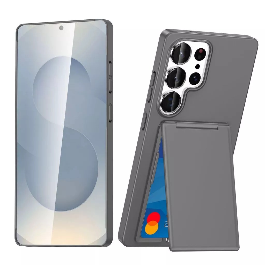 famous Samsung S26 ultra Card Holder Phone Case S25 Stand Full-Cover S24 ultra plus Protective Case