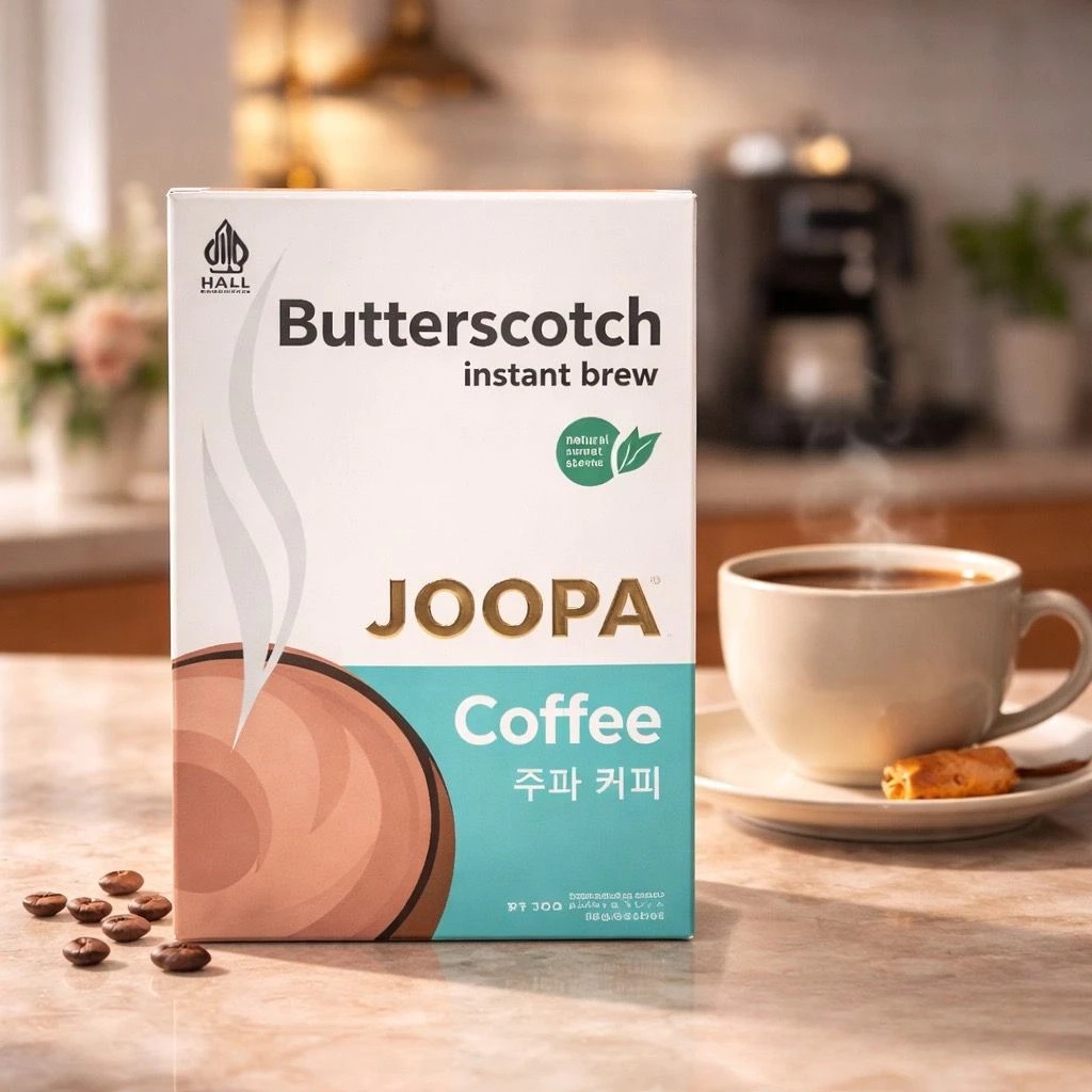 JOOPA Butterscotch Coffee Latte with Stevia low calorie instant drink 3in1 bundling set