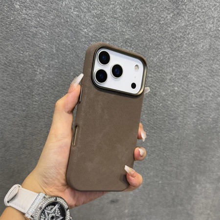 Flannel magnetic case iphone 17 pro max high end suede 16 promax anti drop iphone case