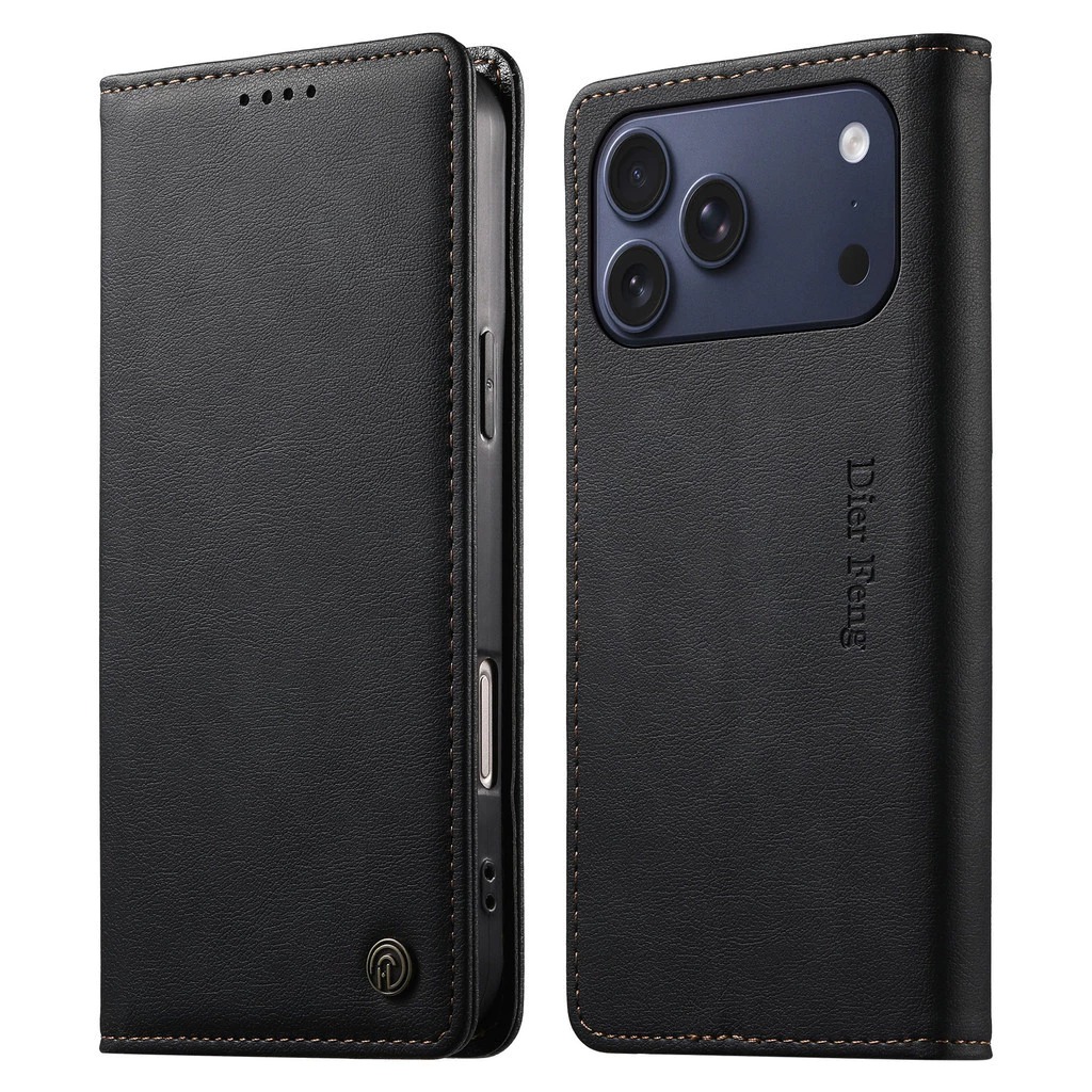 leather flip money pocket 17 pro max iphone case card slot 16 15 promax anti drop 14 pro casing iphone