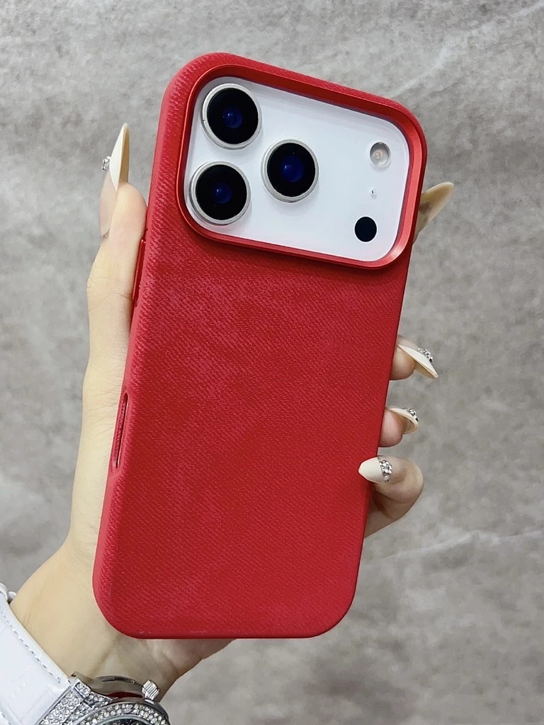 Flannel magnetic case iphone 17 pro max high end suede 16 promax anti drop iphone case