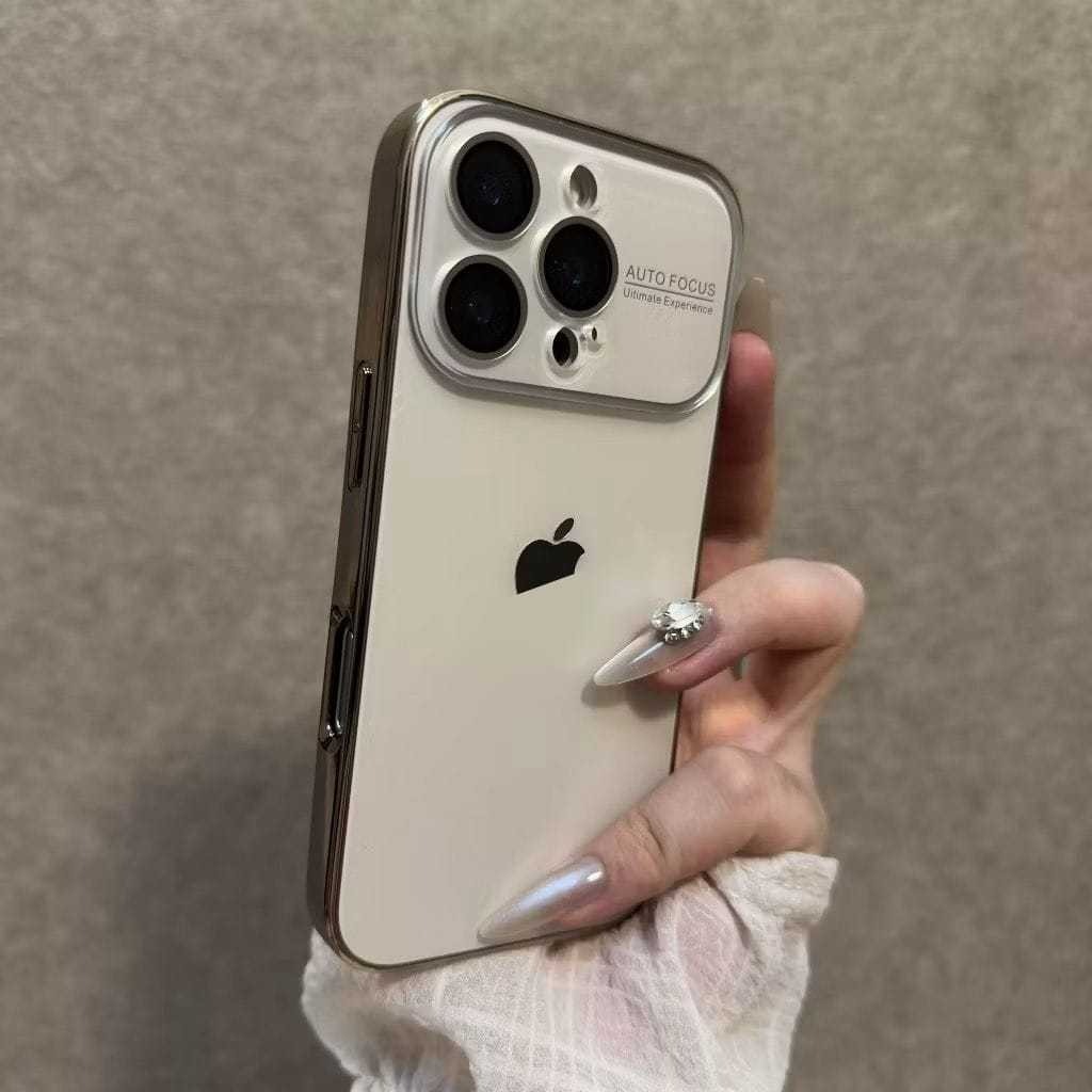 case iphone 17 16 15 14 13 promax pro electroplated chrome basic full cover protection