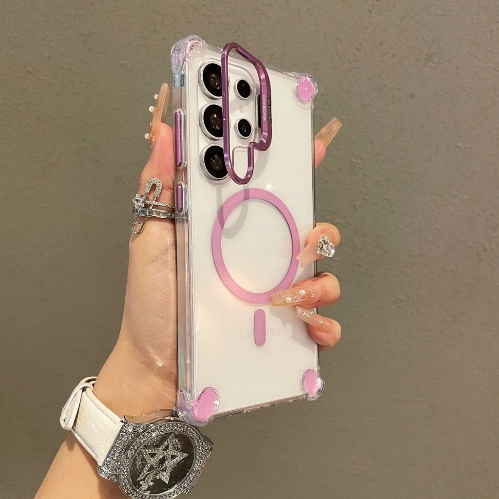 case samsung s26 s25 s24 s23 ultra plus transparent magnetic